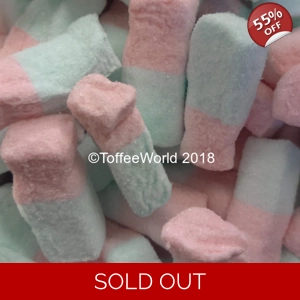 Fizzy Bubblegum Mallow Bottles - Kingsway Marshmallow Sweets